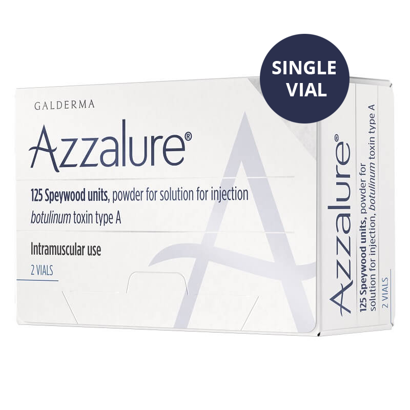 Azzalure SINGLE VIAL 125 Speywood units (Split Pack May Not Include Original Box) (with Azzalure Plus Syringe 1ml) (POM)
