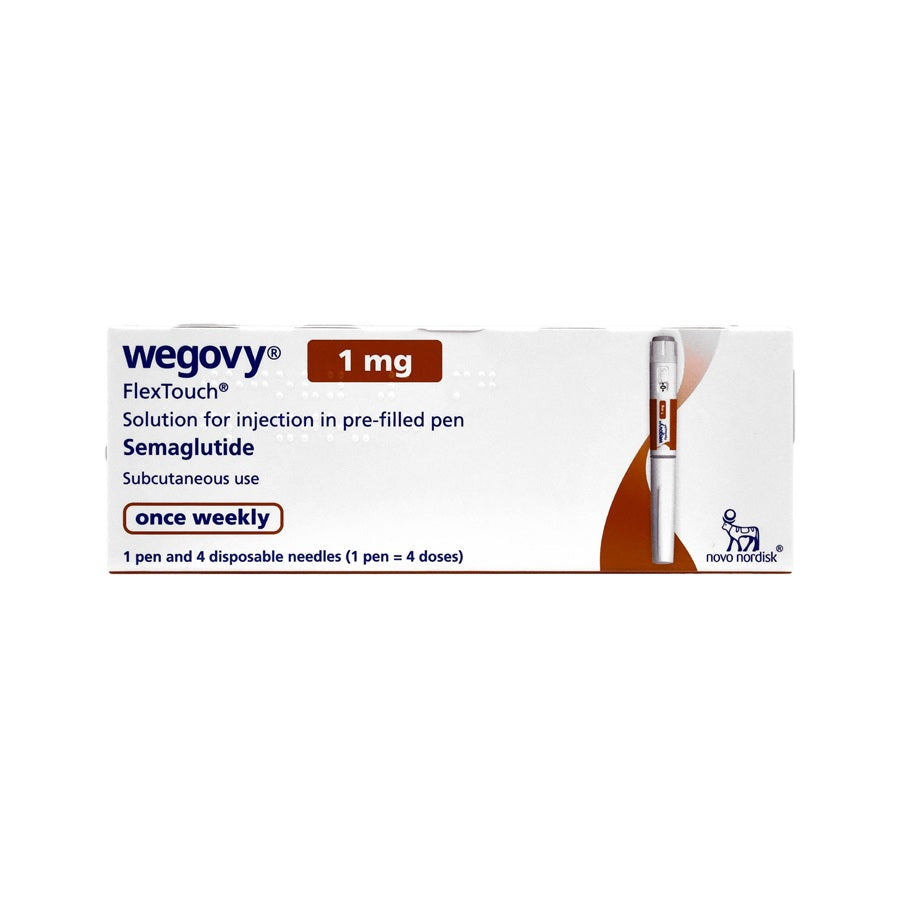 Wegovy▼ FlexTouch 1mg Pre-Filled Pen 3ml with needles (POM)