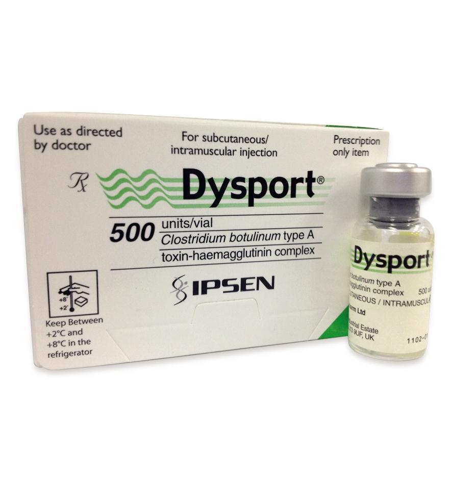 Dysport 500 units/vial (2) (POM)