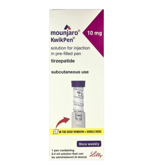 Mounjaro Kwikpen 10mg Pre-Filled Pen 2.4ml with needles (POM) ?