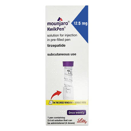 Mounjaro Kwikpen 12.5mg Pre-Filled Pen 2.4ml with needles (POM) ?