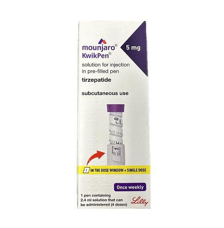 Mounjaro Kwikpen 5mg Pre-Filled Pen 2.4ml with needles (POM) ?