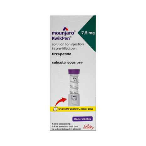 Mounjaro Kwikpen 7.5mg Pre-Filled Pen 2.4ml with needles (POM) ?