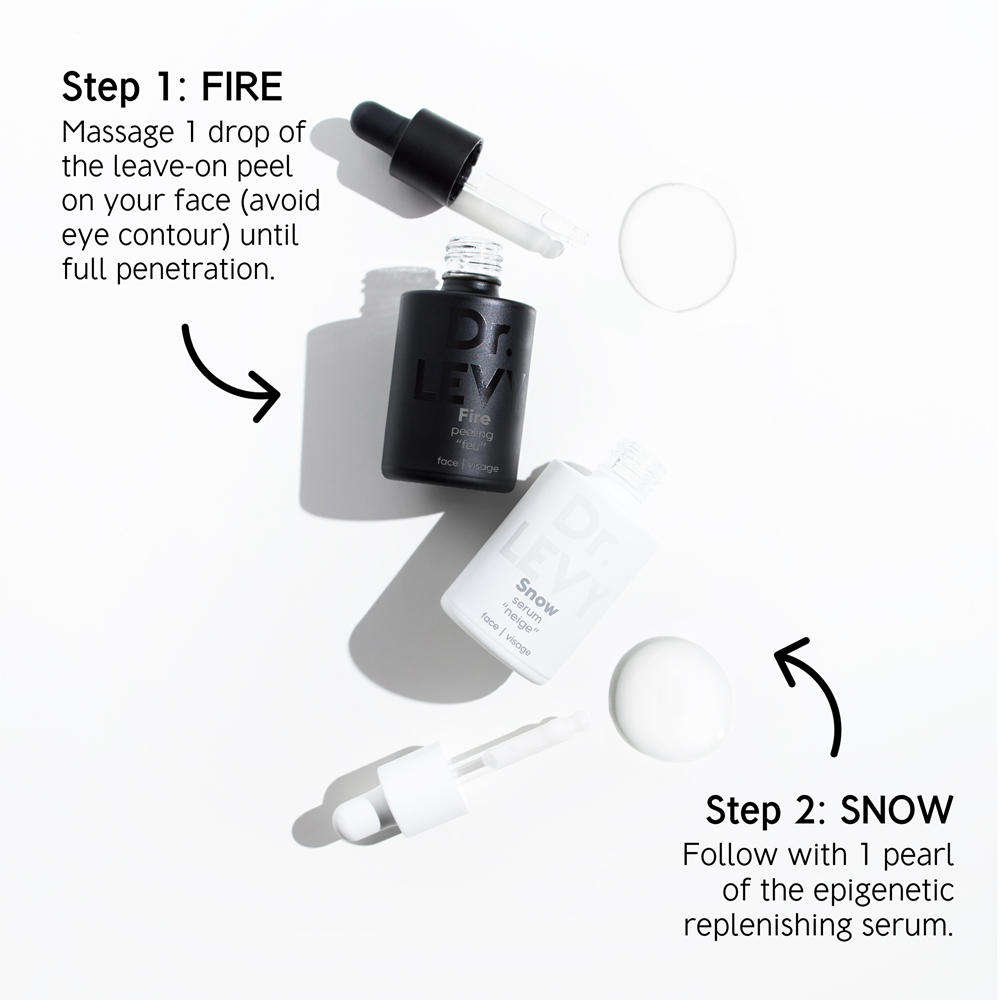 Dr Levy Fire & Snow Peel & Serum 20 day protocol (4 x 10ml)