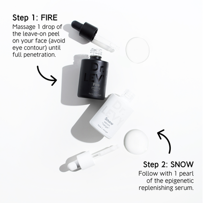 Dr Levy Fire & Snow Peel & Serum 20 day protocol (4 x 10ml)